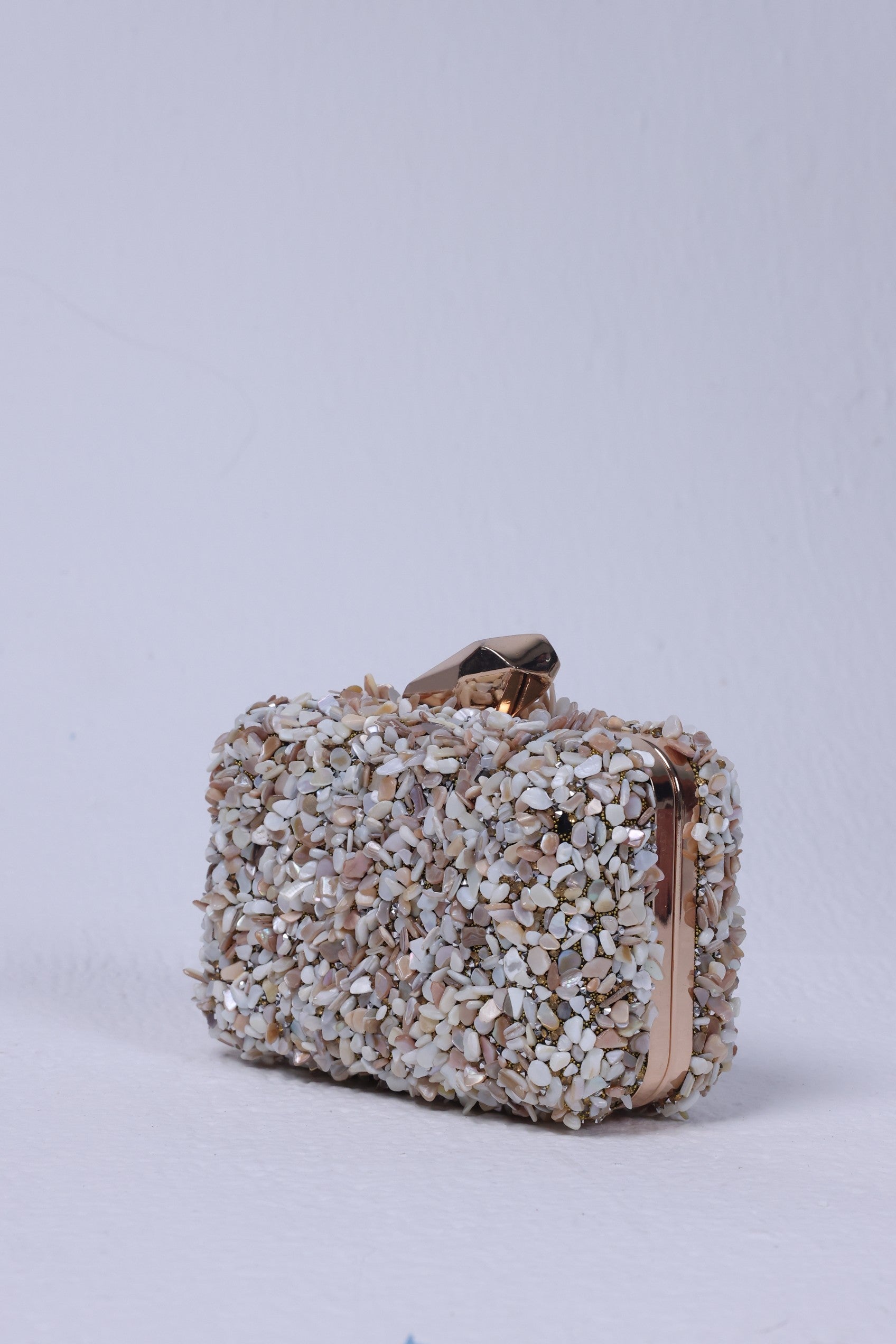 Seashell Shimmer Clutch