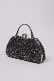 Dazzling crystal studded clutch